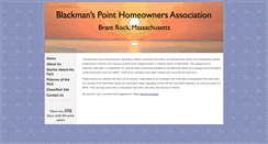 Desktop Screenshot of blackmanspoint.com
