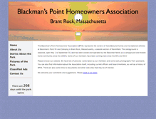 Tablet Screenshot of blackmanspoint.com